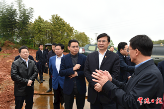 鄒文輝現場督導突出生態環境問題整改工作