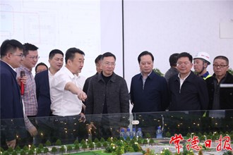 省發展改革委調研我市高鐵樞紐站建設情況