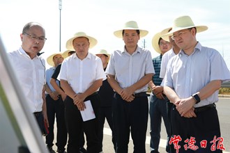 周振宇到臨澧縣調研抗旱、交通建設等工作 合理使用調配水源 全力抗旱保民生