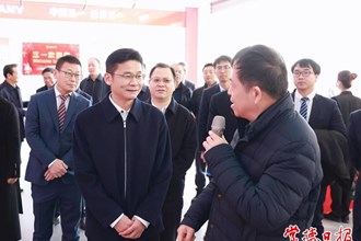 曹志強周振宇新春上班首日走訪調研園區企業 全力以赴抓產業上項目興園區 確保新的一年開好局起好步