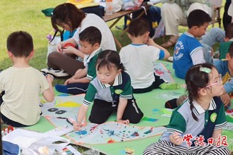 【社會】武陵區實驗幼兒園舉行首屆親子風箏節