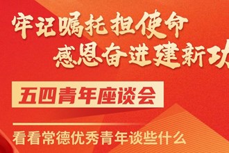 長圖｜五四青年座談會上，6名常德優秀青年這樣說……