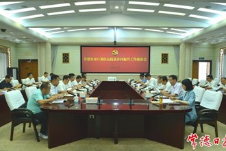 羅毅君主持召開常德市對口幫扶沅陵縣鄉村振興工作座談會