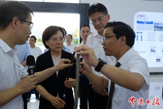 謝建輝率省新能源產業鏈調研組來常調研