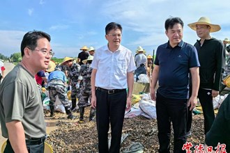 羅毅君督導檢查防汛抗災工作時強調：始終繃緊思想之弦 堅決守住防汛安全底線