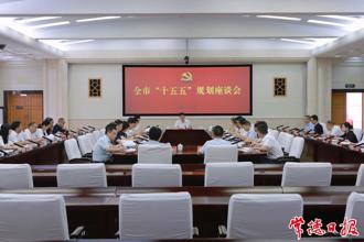 羅毅君主持召開全市“十五五”規劃座談會